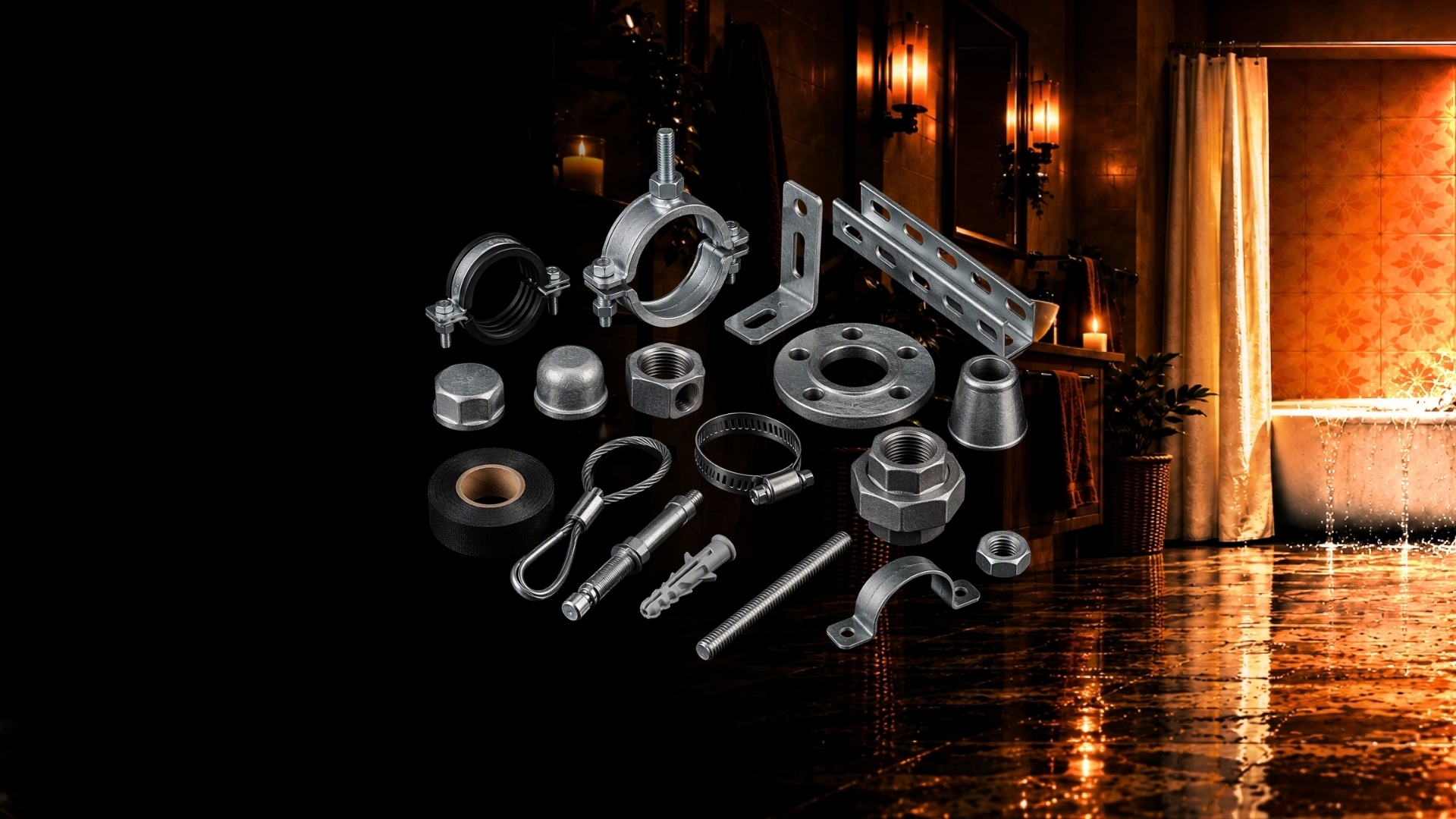Accessoires en acier