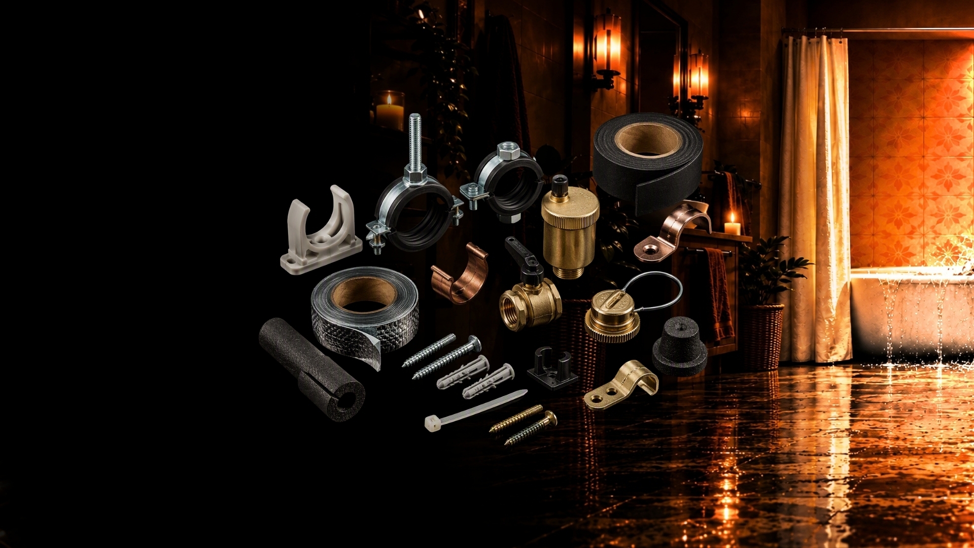 Accessoires cuivre et laiton