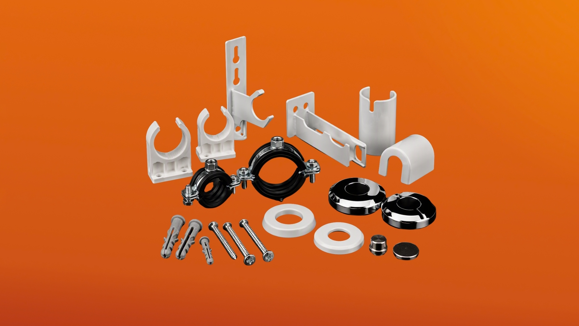 Fixations, supports et habillages de chauffage