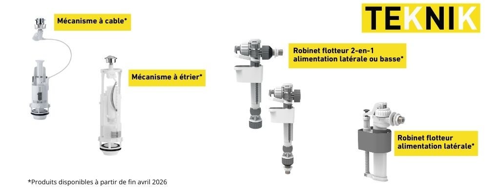 Mécanisme WC par TEKNIK