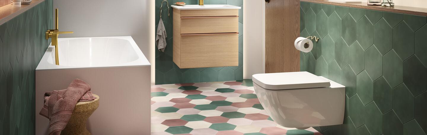 salle de bains biophile