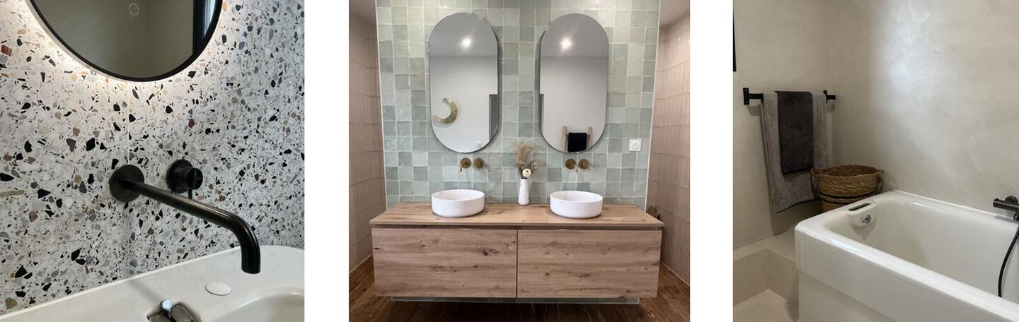 réalisation client salle de bain