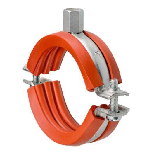 COLLIER A VIS - DÄMMGULAST rouge, électrozingué - Haute température (-60°C à 225°C)