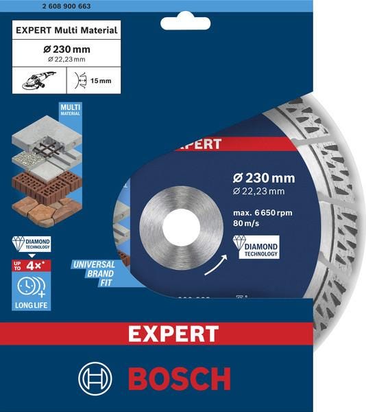 DISQUE DIAM.EXP.MULTIMAT.230 BOSCH 2608900663 BOSCH ELECTROPORTATIF  [2608900663]