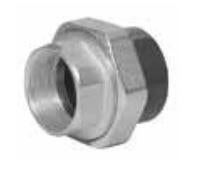 UNION MIXTE A COLLER / A VISSER PVC-FONTE GALVANISEE - Femelle - 3 pièces