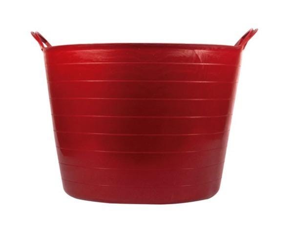 SEAU PLASTIQUE 42L ROUGE BKT42RP