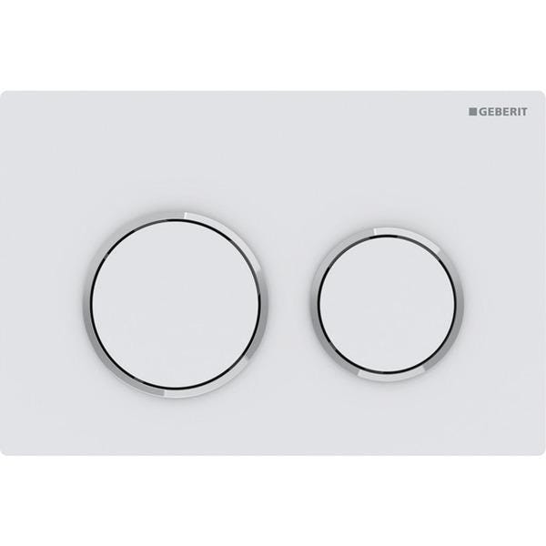 PLAQUE OMEGA 20 DBL BLC MAT/ CHR 115.085.JT.1 GEBERIT  [115.085.JT.1]
