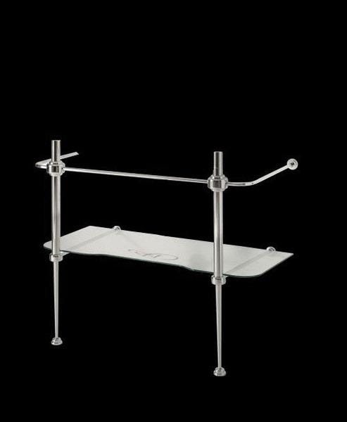 PIEDS LAITON CHROME AVEC TABL 80CM   WD919751 ONDYNA  [WD919751]