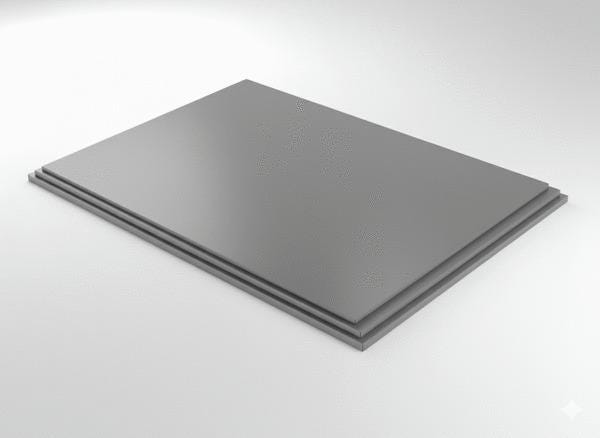 PLAQUE PPS GRIS EXTRUDE          10X3000X1500