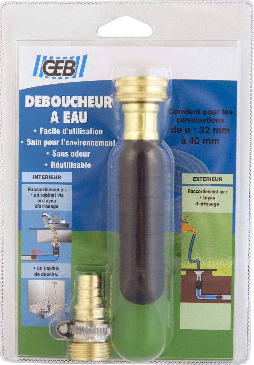 DEBOUCHEUR DE CANALISATIONS SANITAIRES - Déboucheur à eau