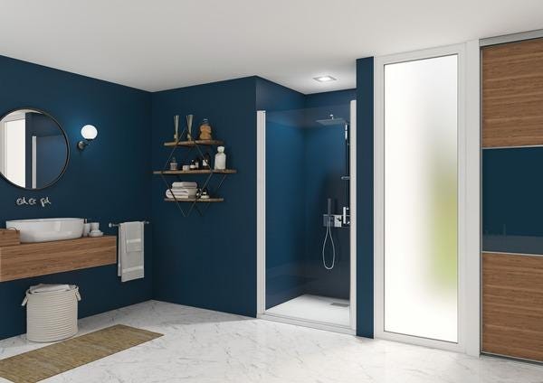 PORTE SMART EXPRES S/SEUIL 90  BLC PA2902BTNE AQUAPRODUCTION KINEDO