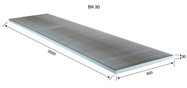 PANNEAU CONST.30MM-250X60CM         010000030 WEDI GMBH  [010000030]
