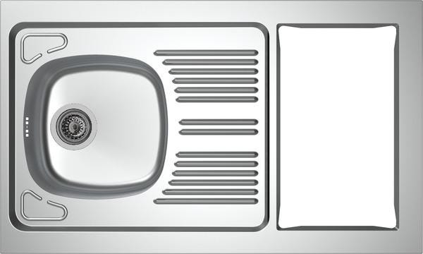EVIER CUISINETTE NOVEN.1C.100MM IN CPBD100A10 MODERNA FRANCE