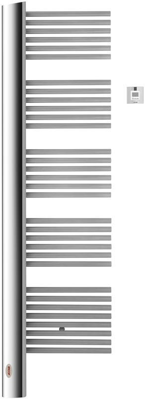 CLIPPER - TUCL-TUNL - Sèche-serviettes - Voile vertical à gauche - Chauffage électrique - Acier