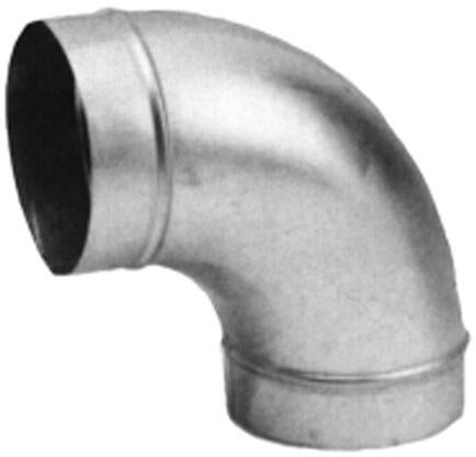 CONDUIT CIRCULAIRE RIGIDE - CD coude 90° Spiraclim - Galva