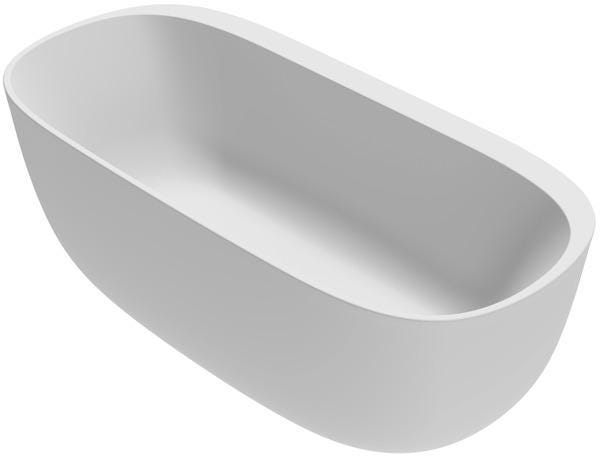 BAIGN.  ILOT 170 X 80 CM BLANC MAT E6D511-WPM