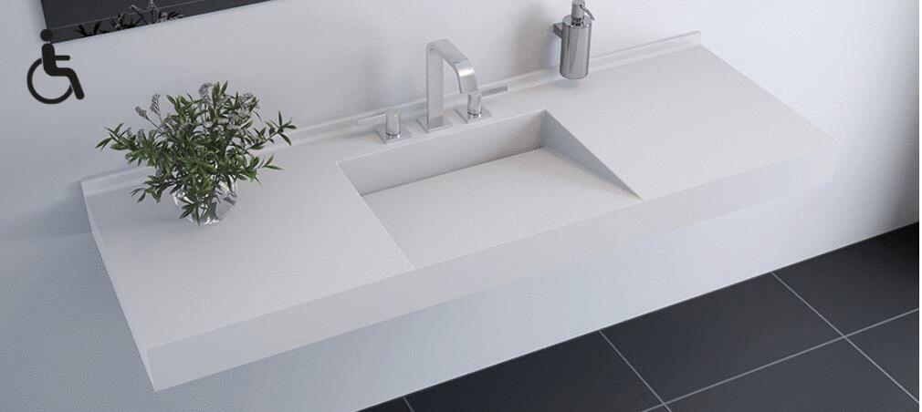 TRIGO - Plan de toilette sur-mesure en Varicor®