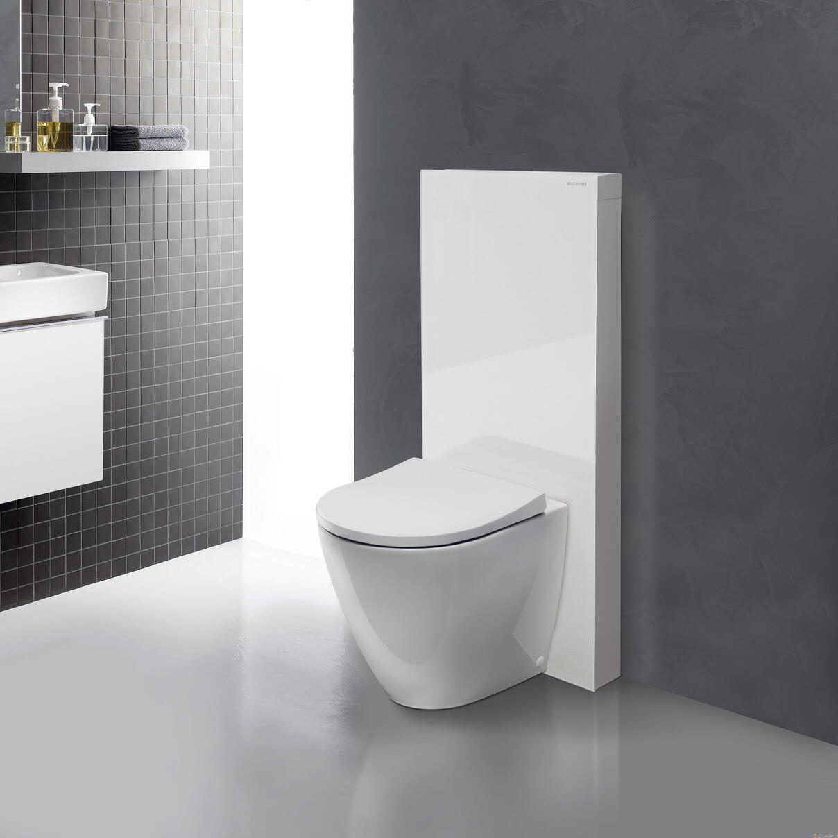 LOVELY - Pack WC au sol, cuvette indépendante