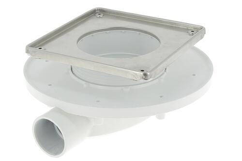 SIPHON FAIBLE D40 GRILLE 15X15CM GRIS  SFH15I NICOLL  [SFH15I]