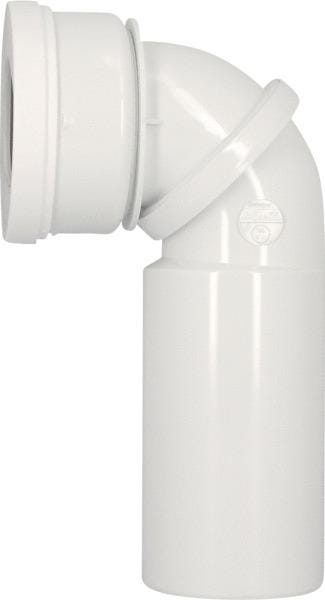PIPE POUR WC EN PVC - Courte à coller