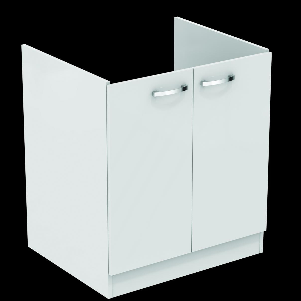 MEUBLE P.BAC LAGO 75CM AV.PLANCHE BLC J0027PW IDEAL STANDARD FRANCE  [J0027PW] 