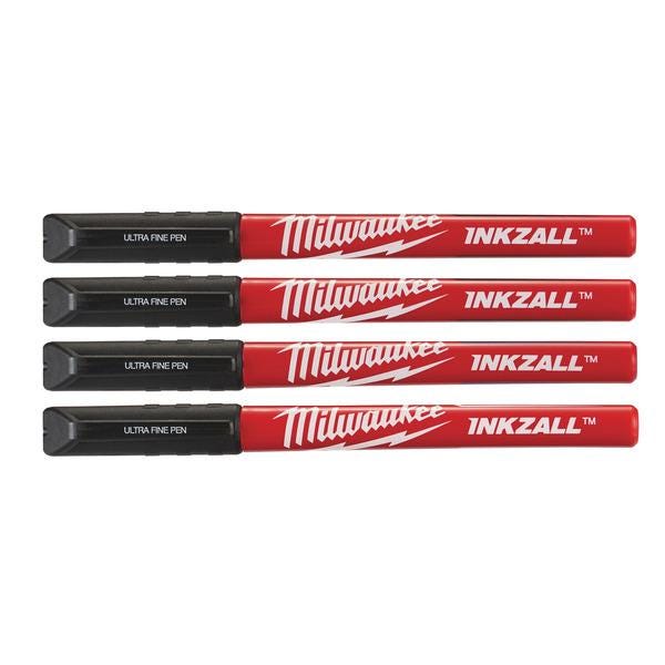 STYLOS PACKX4 POINTE ULTRA FINE NOIR 48223164 TECHTRONIC INDUSTRIES FRANCE  [48223164]