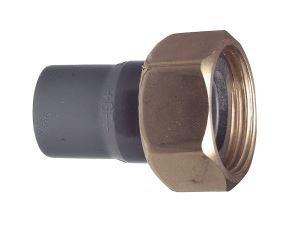 EMBOUT A COLLER - A VISSER PVC-U/LAITON METRIQUE - Embout avant compteur - métrique G