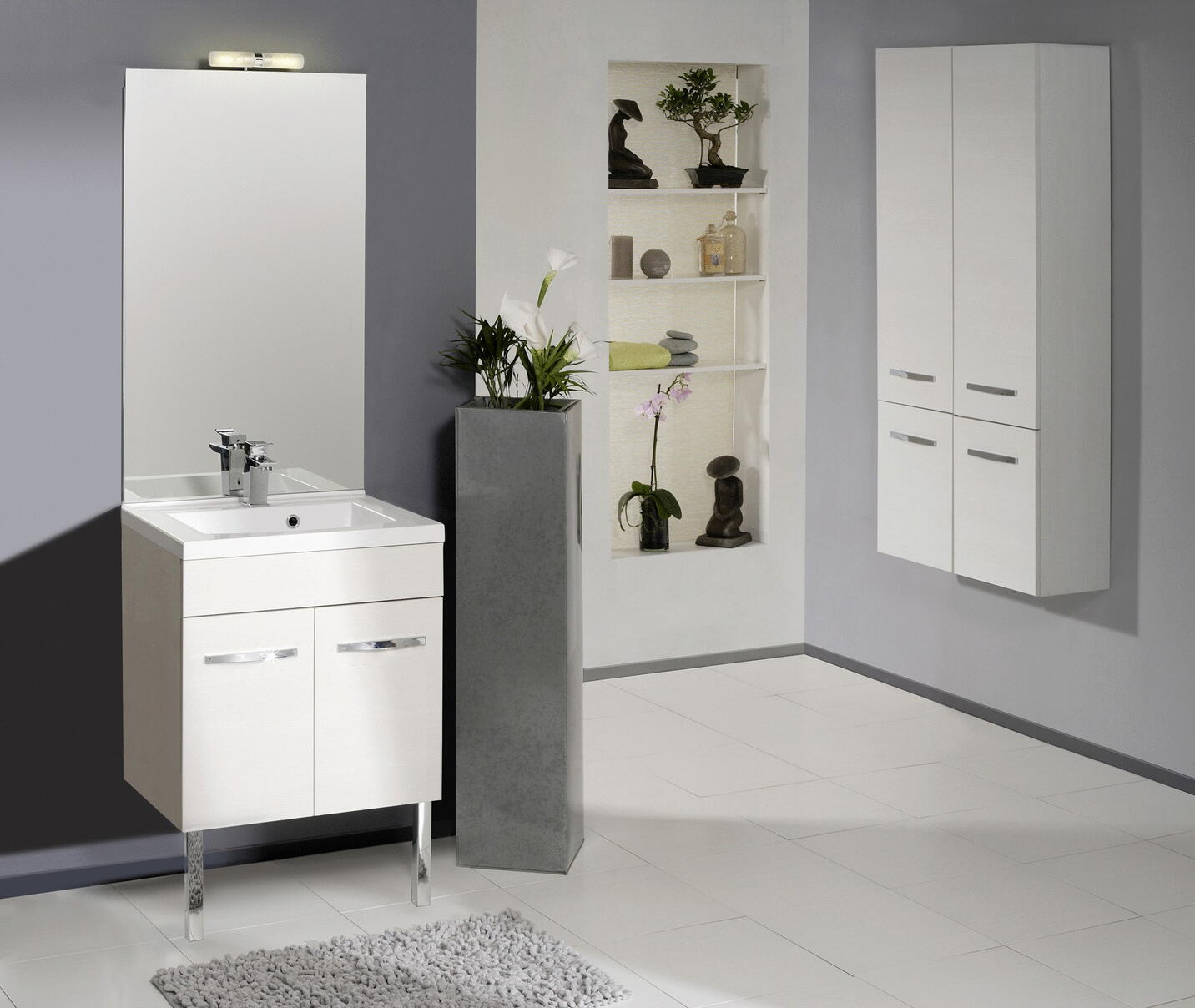 PREFIXE - Code - Meuble suspendu sous plan de toilette
