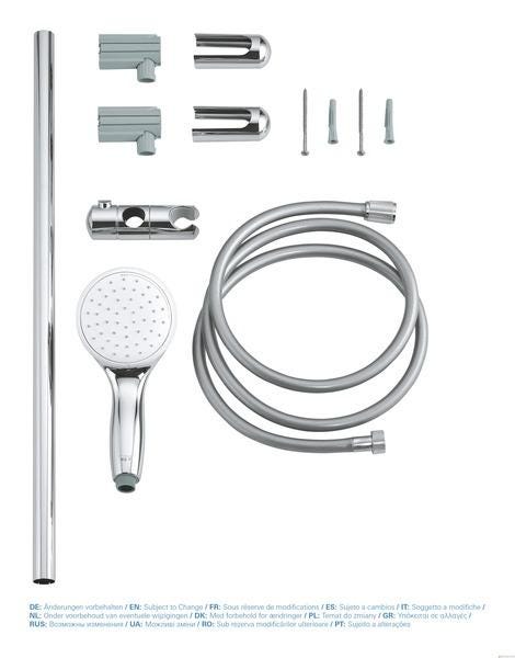 TEMPESTA 100 - Barre de douche