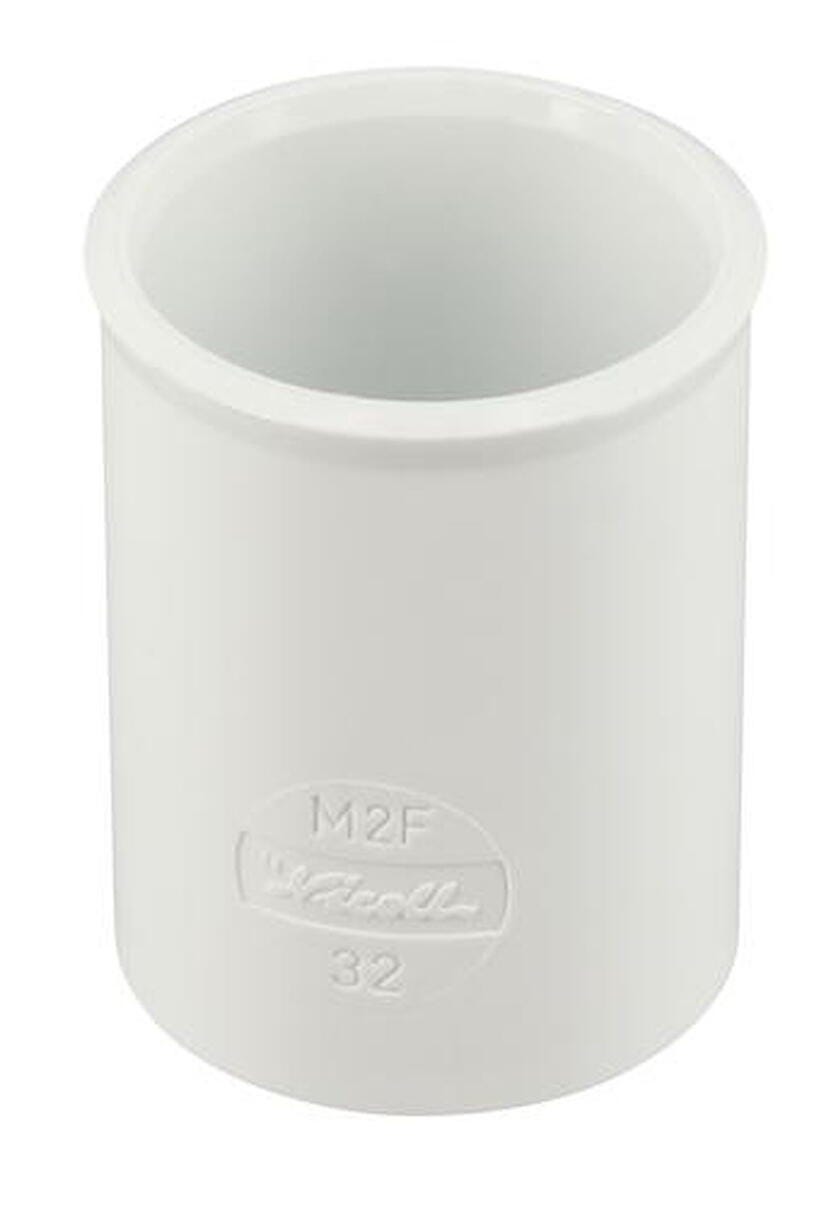 MANCHON - FF - À butée - Blanc