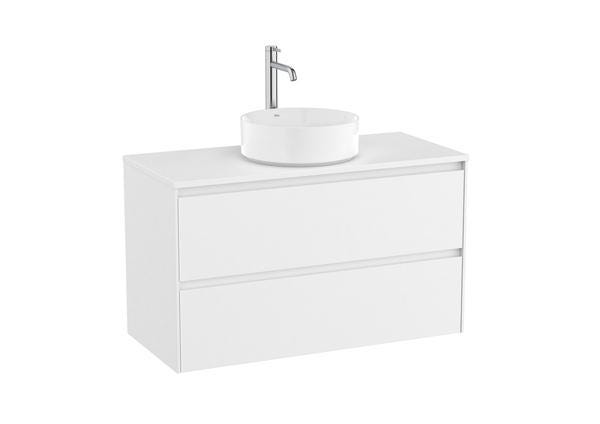 MEUBLE 2 TIROIRS 100 BLC MAT       A851730509 ROCA SANITAIRE  [A851730509]