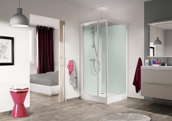 CABINE PIV.KINEPRIMEGLASS 90X90V.BLC CA732MTN AQUAPRODUCTION KINEDO  [CA732MTN]