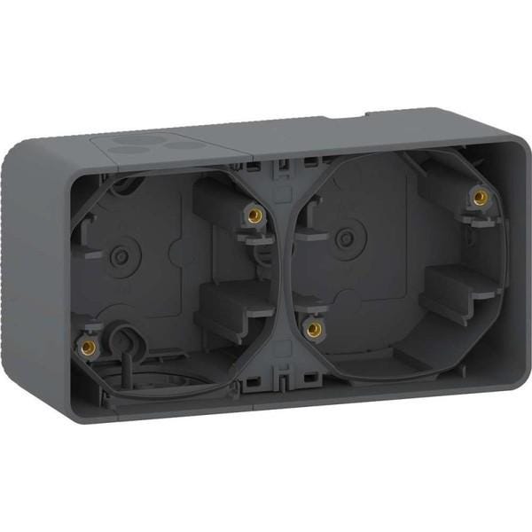 BOITE 2POSTES MUREVA STYL IP55 GRIS  MUR37914 SCANELEC SCHNEIDER-ELECTRIC  [MUR37914]