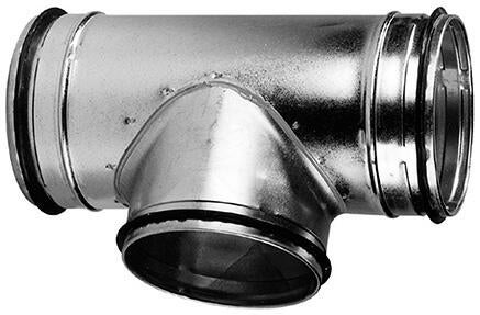 CONDUIT CIRCULAIRE RIGIDE - TEV té 90° Veloduct - Galva à joint