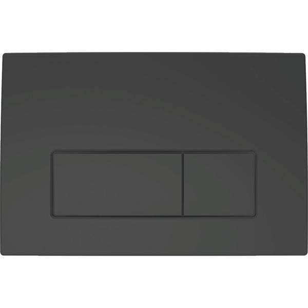 PLAQUE DELTA50 DBL TCH NOIR MAT  115.119.14.1 GEBERIT  [115.119.14.1]