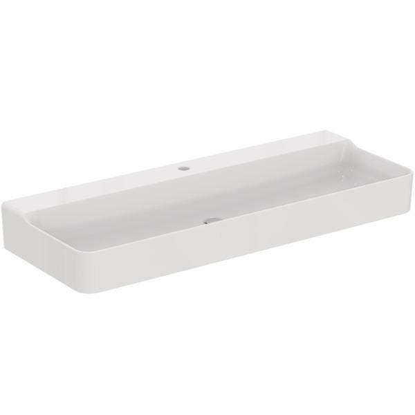 LAVABO 120X45 CONCA SS TP  BLANC      T380601