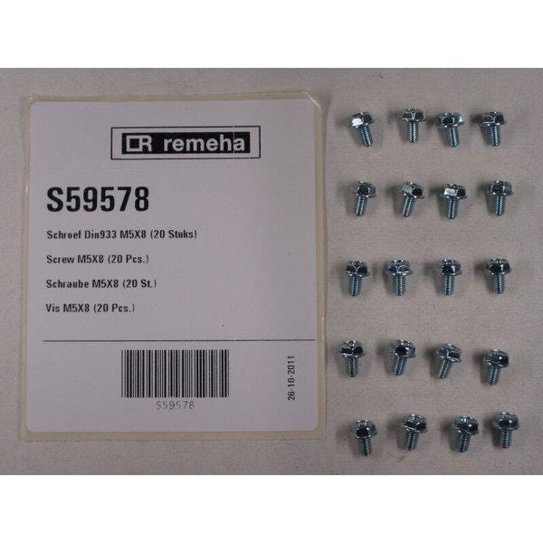 VIS M5X8                         -20-  S59578 DE DIETRICH PIECE RECHANGE BDR  [S59578]