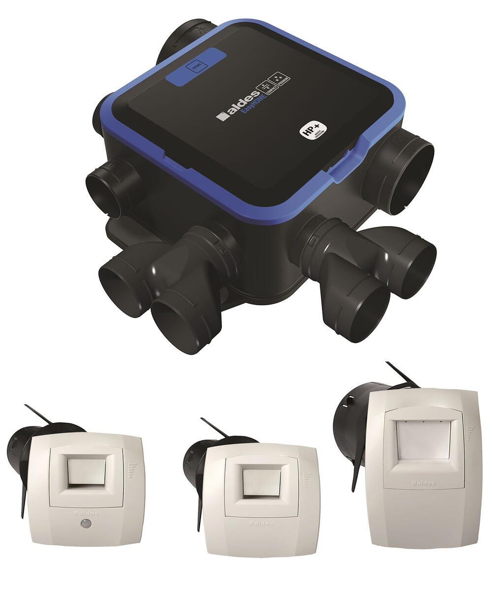 HYGROREGLABLE B - SIMPLE FLUX - VMC EASYHOME HYGRO COMPACT PREMIUM - Kit