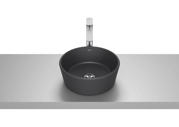 VASQUE A POS. ROUND 350X350 NOIR M A327B15080 ROCA SANITAIRE  [A327B15080]