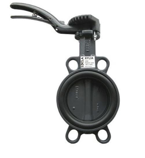 ROBINET A PAPILLON A OREILLES DE CENTRAGE - XYLIA - EPDM - Raccordement PN 6/10/16/ASA 150 - Corps fonte FGL - Oreille fonte FGS époxy