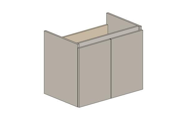 MEUBLE S/PLAN EAZY26 2P 70CM GRIS CL.  RC0231