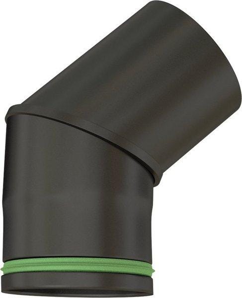 COUDE 45 NOIR MAT 1MM D80 +JNT VITON   344865 TOLERIE EMAILLERIE NANT-SETEN  [344865]