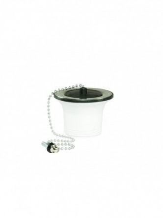 BONDE - Inox-Plastique - Pour évier inox perçage ø 50 mm
