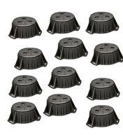 PIED POUR RECEVEUR - Kit 12 pieds de receveur