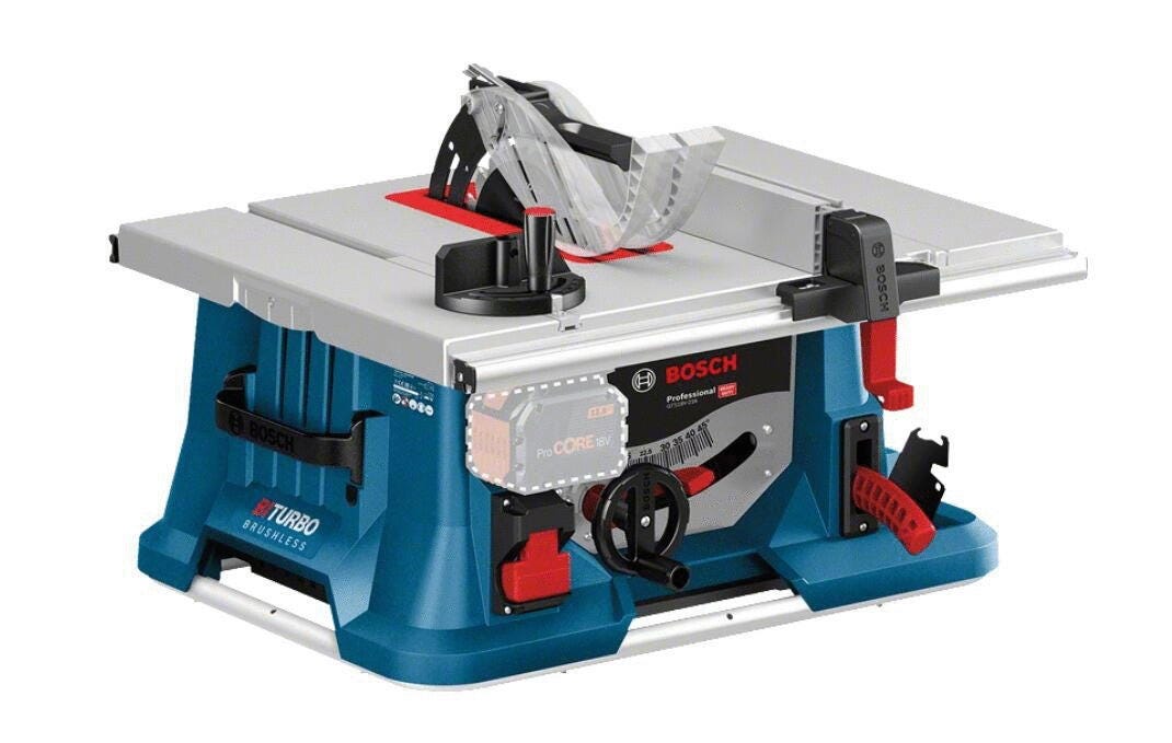 SCIE SUR TABLE SANS FIL - GTS 18V-216 Professional