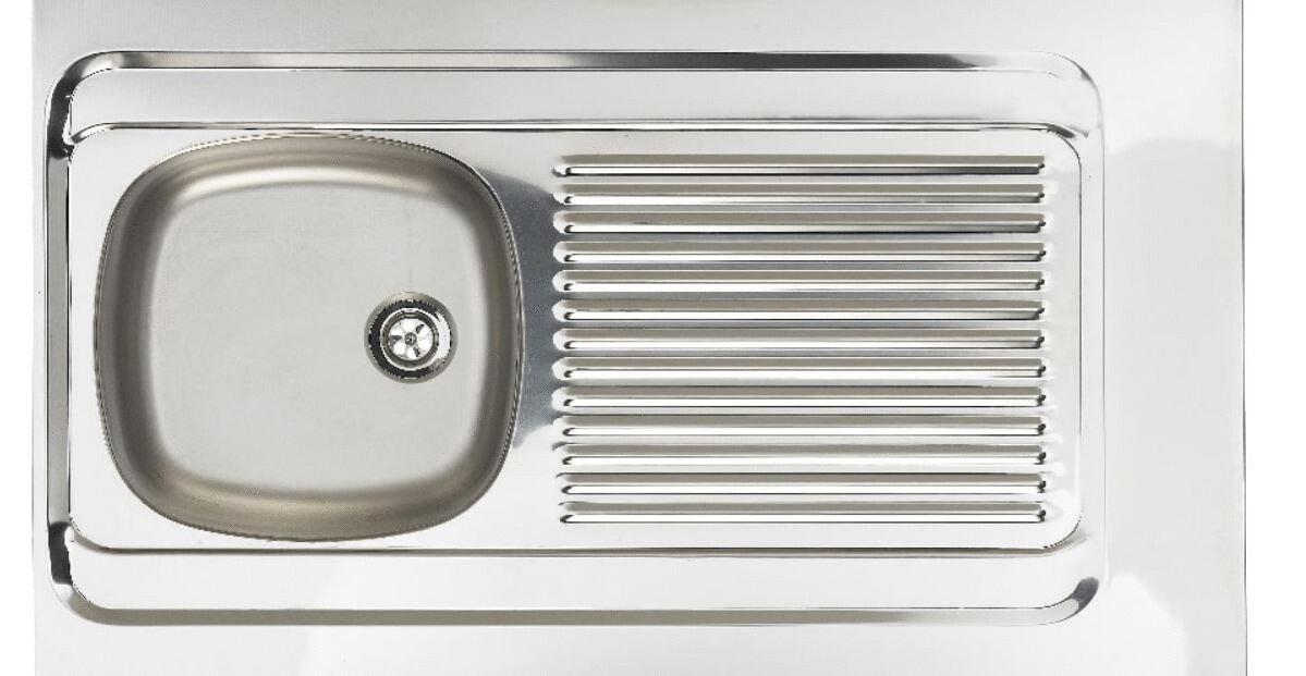 EVIER A POSER REVERSIBLE - LAVELLI - Inox lisse 18/10