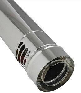 CONDUIT BIOTEN INOX 316 / ACIER - SPECIAL POELE A PELLETS - Système concentrique - Extérieur noir
