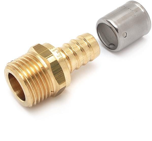 RACCORD PEXPRESS - Droit - Mâle fixe