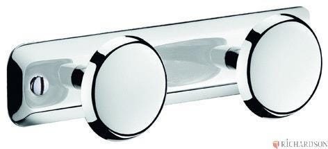 PORTE-PEIGNOIR HYPERECO 2TETES INOX   DEL 612 DELABIE G ET J  [612]