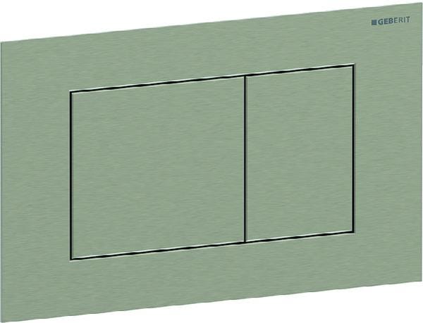 PLAQUE GEBERIT SIGMA40 AC/NICKEL 115.629.ID.1